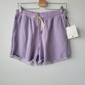 Mohnton made Purple French Terry Sweat Shorts size M